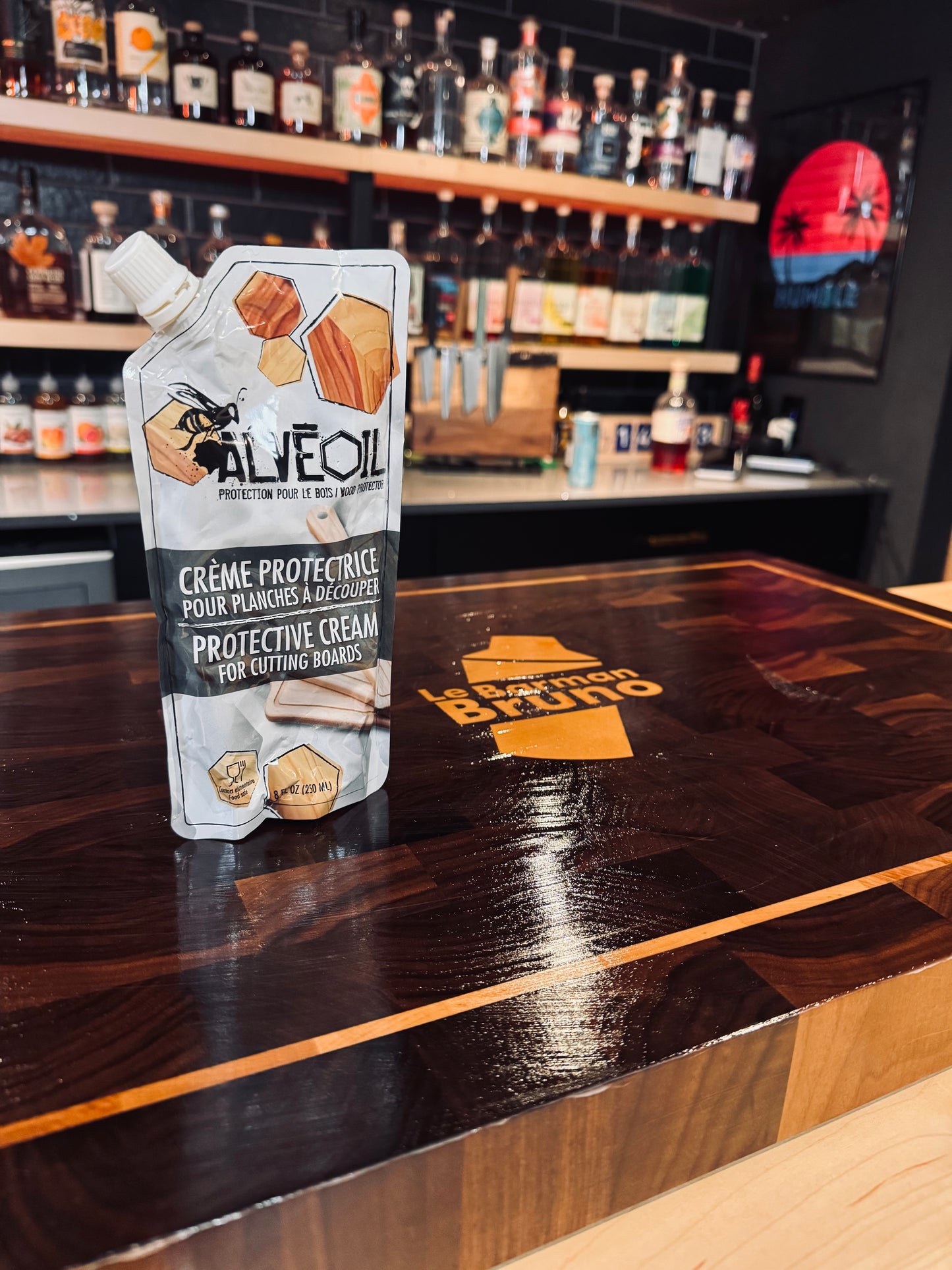 AlvéOil - Crème protectrice pour planches à découper & surfaces en bois