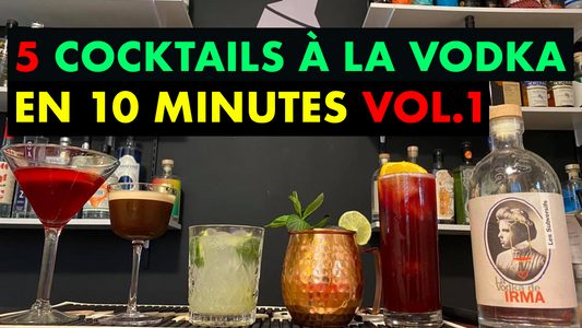 5 cocktails faciles à faire avec de la vodka du Québec !