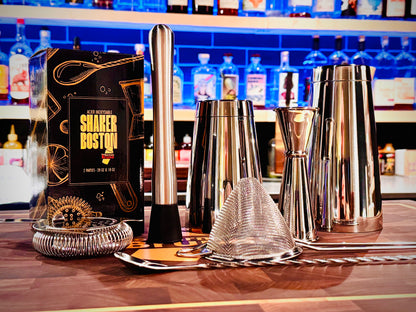 Kit de bartender professionnel – Shaker Boston Ouverture Facile™ Le Barman Bruno