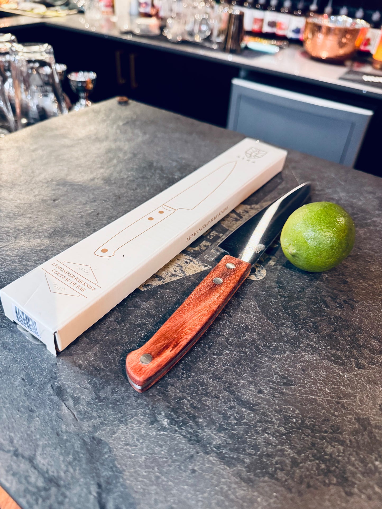 Le Lemonizer – Couteau de bar professionnel pour agrumes et garnitures