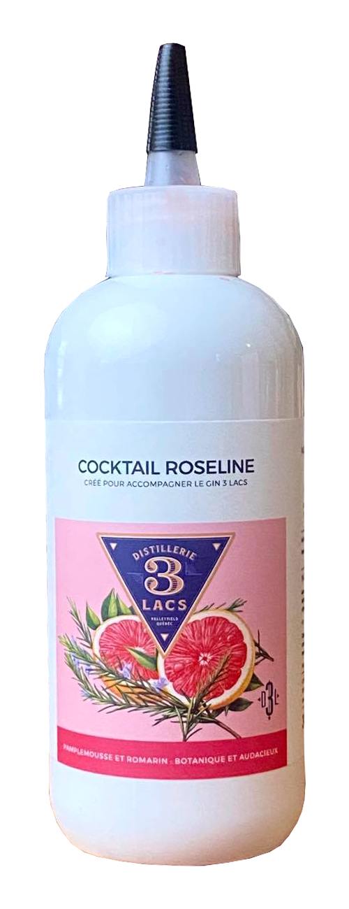 Sirop Pamplemousse & Romarin Roseline 340 ml - Prosyro Distillerie 3 Lacs